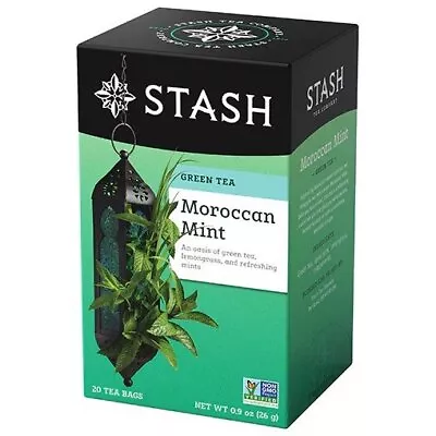 Stash Tea Green Tea Blends-Moroccan Mint 20 Bag • $11