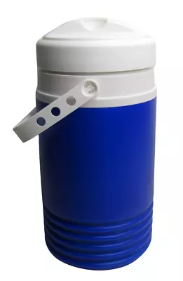 Igloo Half Gallon Fully Insulated Sport Jug Cooler Blue And White • $8.99