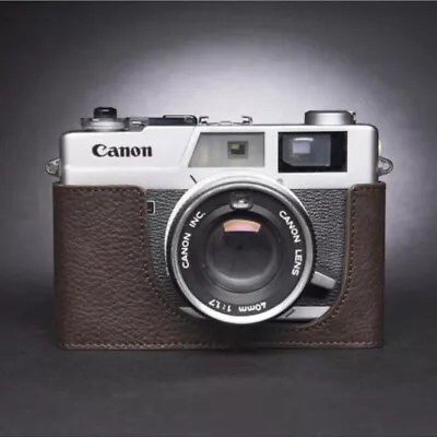Genuine Leather Half Camera Case Bag Cover For Canon Canonet QL17 GIII QL19 GIII • $68.37