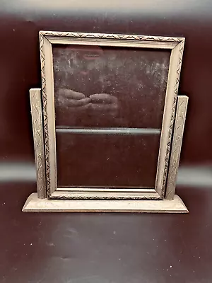 Vintage Art Deco Swivel 6 X8  Photo Picture Frame Swing Tilt Antique Wood • $24.95