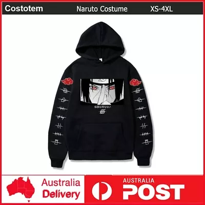 Anime Naruto Uchiha Itachi Hoodie Men Women 3D Printed Sweatshirt Cosplay Jacket • $34.99