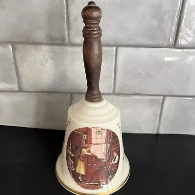 Norman Rockwell The Marriage License Porcelain Bell Gorham   NEW • $9.95