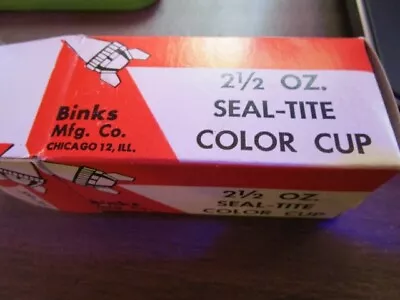 Binks Paint Sprayer Parts #59-35 Seal-Tite Color Cup 2 1/2 Oz Vintage • $16.99