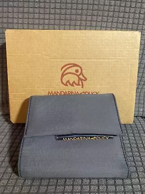 Brand New Mandarina Duck Wallet Gray Nylon Trifold Air Bag Travel Portfolio • $49.99