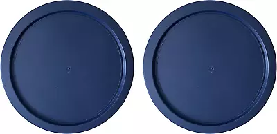 Lid For Pyrex 6  Storage Plastic Cover 4 Cup Bowl Dish 7201-PC Blue (2-Pack) • $22.49