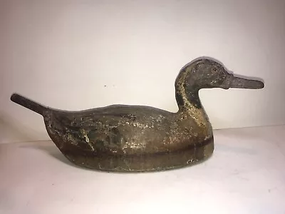 Pintail Drake Canvas Over Natural Cork Duck Decoy Antique Scott  • $359