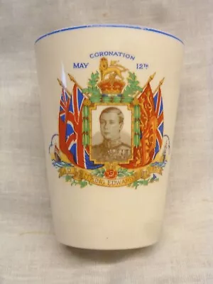£3 • Buy Coronation Royalty Beaker King Edward VIII 1937 Abdicated Edward  Mrs Simpson
