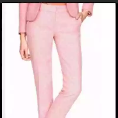 J. Crew Skimmer Pink Cotton Oxford Cropped Pant 12 Nwt • $35