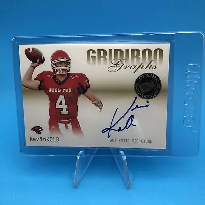 2007 Press Pass SE Gridiron Graphs Gold Kevin Kolb #GG-KK Rookie Auto RC🔥 • $3