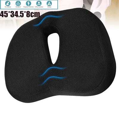 Memory Foam Car Seat Cushion For Driving Wedge Driver Booster Office Chair Pad • $20.90