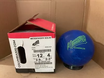 NEW 12LB COLUMBIA 300 Messenger Solid Bowling Ball 130H • $31
