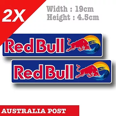 Red Bull Logo X2 - Red Bull Logo New Decal Sticker • $7.50