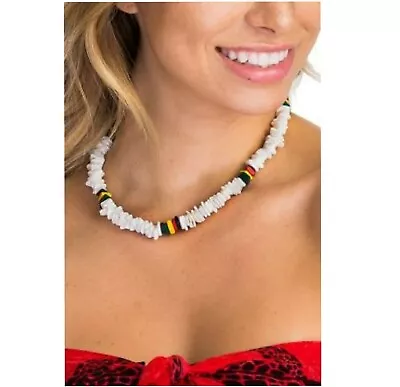 Men Women Clam Puka Chip Shells Necklace Hawaiian Beach Choker Party Jewelry  • $12.98