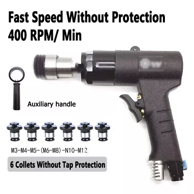 400Rpm Pneumatic Air Drilling  M3-12 Chucks Gun Drill Tapping Machine Fast Speed • £169.99
