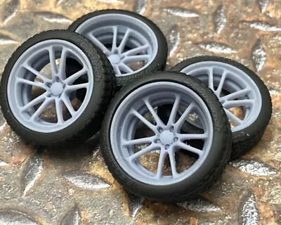 Resin 21/20 In. “US Mags Coronado”  Model Car Wheels/Tires 1/24 1/25 Scale • $16.99