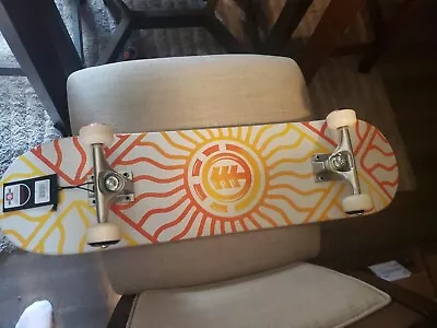 $60 • Buy Element Solar Vibes II Multi-color Complete Skateboard Size 8.0 New Authentic
