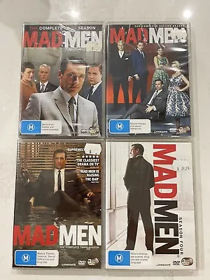 Mad Men:Season 1-4 (DVD R4) BRAND NEW & SEALED | FREE DOMESTIC SHIPPING • $21.37