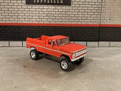 1970 Ford F-100 Lifted 4x4 Farm Truck 1/64 Diecast Customized Greenlight 4WD • $29.95