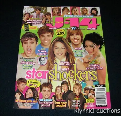 J-14 Magazine August 2007 High School Musical Jason Avril Nick Jonas Emma Cody • $14.97