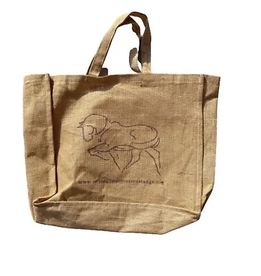 19” Hemp Tote Bag Saving Wild Horses Mustangs Recycled Limited Edition Horse • $15.75