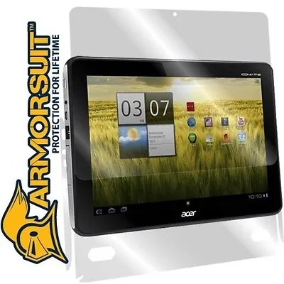 $19.57 • Buy ArmorSuit MilitaryShield Acer Iconia A200 Screen Protector + Full Body Skin USA