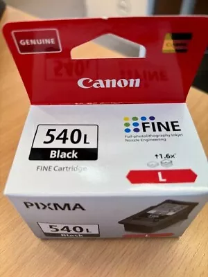 Canon Pixma PG-540L Black Ink Cartridge • £12.50