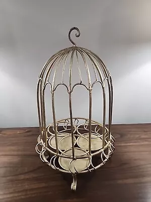 Vintage Bird Cage Style Candle Holder/Plant Stand • $12