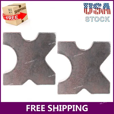 2PCS Set 5  X 5  X-Bars STEEL SHOP PRESS BED PLATES H-Frame Arbor 4 Notch • $44.65