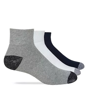 Carolina Ultimate Men's Cotton Quarter Socks 3 Pair Pack • $10.99