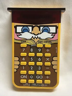 $12.50 • Buy Vintage Little Professor Texas Instruments Math Quiz Calculator - Works