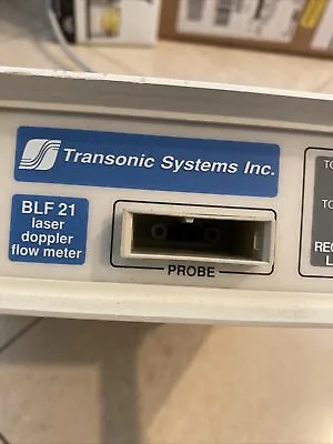 $171 • Buy Transonic Laser Doppler Flowmeter  BLF21