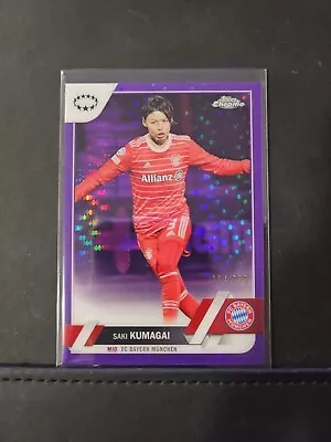 2022-23 Topps Chrome UEFA Women's Champions League Purple 114/299 Saki Kumagai • $3