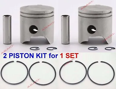 For YAMAHA Outboard 9.9/15 HP (Piston Kit-0.25 6E7-11635-00 + Piston Ring) X2 • $70.02