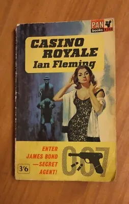 Casino Royale - 1963 Ian Fleming Novel Pan Paperback Book - James Bond • £9.99