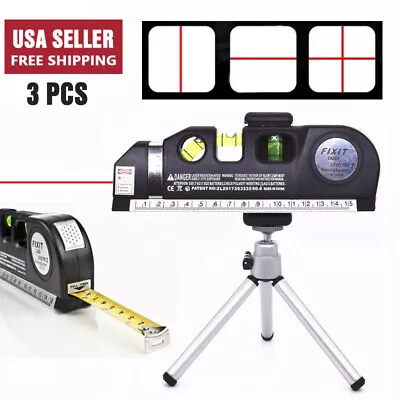 Laser Level Line Tool Multipurpose Laser Level Kit Standard Cross Line Laser New • $10.31