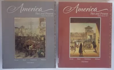 $32 • Buy America Past And Present Volumes 1 (To 1877) & 2 (Since 1865) 3rd Edition Copies