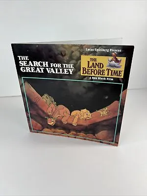 $11.99 • Buy Vintage The Search For The Great Valley The Land Before Time Book 1988 Nice Cond