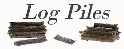 N Scale Log Piles Unpainted Detail Pack • $8.99