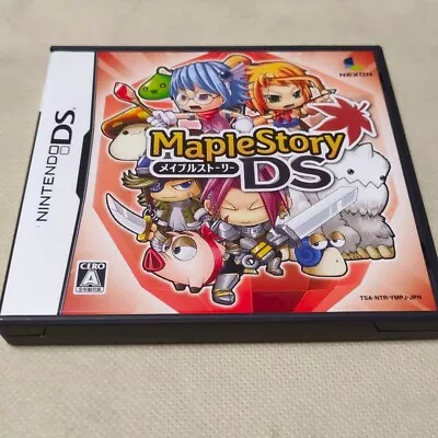 USED Nintendo DS Maple Story DS Tested Used Japanese Games Japanese Ver W/box • $29.55