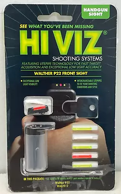 HiViz Walther P22 Front Sight Interchangable Lightposts WAL2012 • $0.99