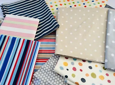 REDUCED 2kg Bag Of PVC Coated Cotton Oilcloth  Offcuts & Remnants For Crafts • £7.99