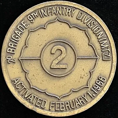 2nd Brigade 9th Infantry Division (MTZ) Vietnam 1967-1969 Challenge Coin • $26.99