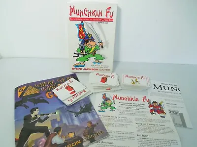 Munchkin Fu  Steve Jackson Games Card Game ~ Complete Inc Instruction + Magazine • £9.99