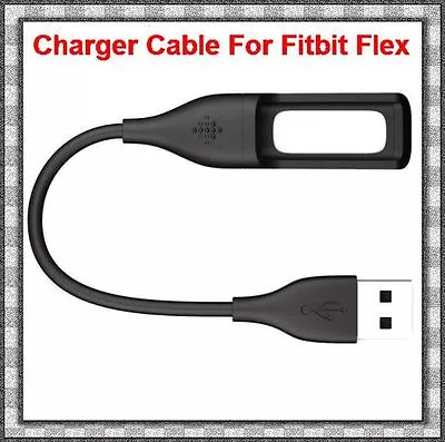 3 Pieces USB Charger Cables For FitBit Flex Tracker Wristband Bracelet Black • $14.47