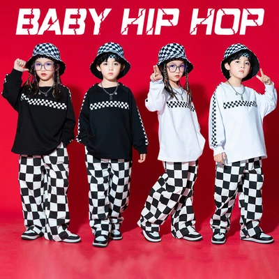 £18.32 • Buy Boys Girls Street Dance Costume Kids Group Performance Costumes Hip-Hop Costumes