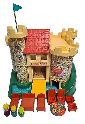 VTG (1974-1977) Fisher-Price Little People #993 Play Family Castle W/Accessories • $82.99