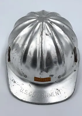 $64.95 • Buy VINTAGE ALUMINUM HARD HAT  Helmet - U.S. GOVERNMENT