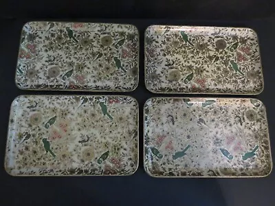 Cute Vintage Alfred Knobler Alcohol Proof Bird Print Paper Mache Trays • $21.99