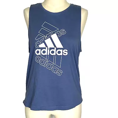 Women's Adidas Blue Tank Top T Shirt Size XS • $14