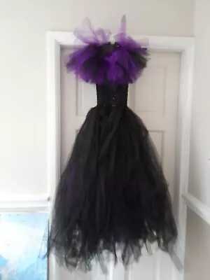 Handmade Maleficent Costume For Age 8 9 10 • £8.99